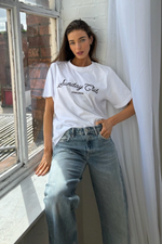 Sunday studio leisure embroidered heavyweight oversized t-shirt